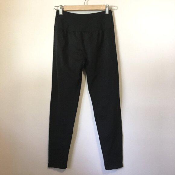 Pants - Black Seamless Scrunch Butt Leggings High Waisted Size